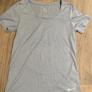 Grey Nike DriFit shirt in small.